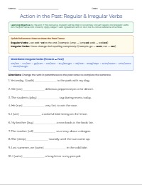 Mastering Past Tense and Subject-Verb Agreement