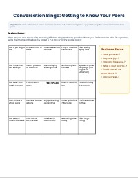 College ESL Find Someone Who Icebreaker