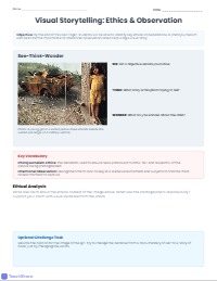 Visual Storytelling Ethics & Observation Bell Ringer