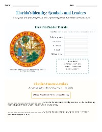 Exploring Florida's Identity