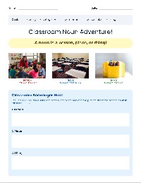 Classroom Noun Hunt