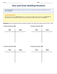 Mastering Tens and Ones with Blocks