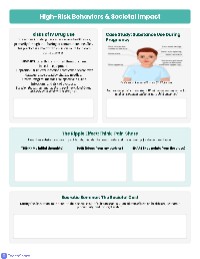 Understanding Substance Use and Health Risks