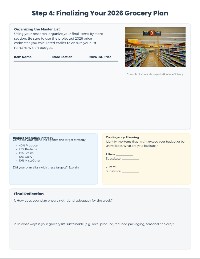 Smart Shopping: $50 Weekly Budget