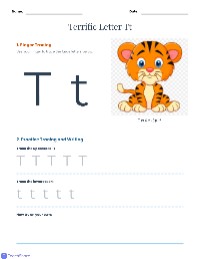 Learning the Letter T