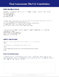 Constitution Practice Workbook