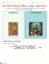Understanding Story Setting