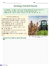Farming Then and Now