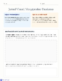 Jurnal Visual: Menggambar Duniamu