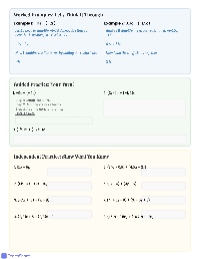 Understanding Linear Expressions and Operations