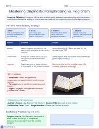 Mastering Ethical Paraphrasing and Proper Citation