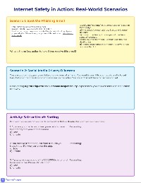 My Personal Safety Action Plan