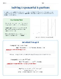 Guide to Solving Exponential Equations