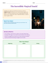Creative Writing Activity: My Magical Touch