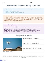 Taking Flight: Drone Basics