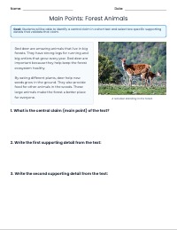 Finding Claims and Supporting Details Packet