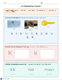 Letter K Adventure Quest