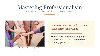First Impressions Matter: Introduction to Professionalism