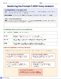 Deconstruct a Sample Prompt