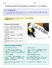 Conflict of Interest Quick Check