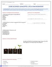Grade 5 Science Weekly Assessment Series