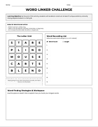 Build Your Vocabulary: Boggle Challenge