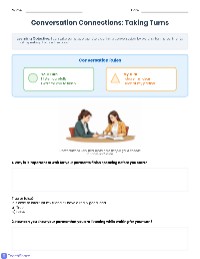 Learning Conversation Skills: Taking Turns