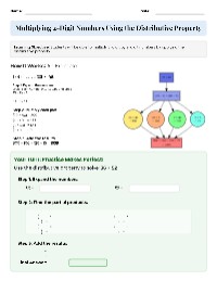 Multiplying 2-Digit Numbers with Distributive Property