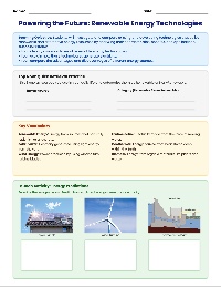 Renewable Energy Technologies Investigation