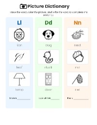 05 Learning Letters: L, D, and N Activities