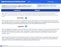When taking notes, provide fill in the blank or shortened notes or provide a copy Multiple ways to show mastery Provide sentence starters and sentence frames Use of graphic organizers and checklists requent breaks as needed Writing: access to speech-to-text Math: access to manipulatives, hundreds charts, multiplication tables as needed  Methodology:  Give extra time for oral responses Simplify/shorten directions. Increase allocated time.   Presentation:  Ask student to repeat directions/assignments to ensure understanding. Require fewer drill and practice activities.  Use verbal cues (e.g., "Don't write this down", "This is important").