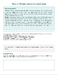 Gravity Review Assessment