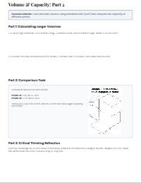 Mastering Volume: From Cubes to Calculations