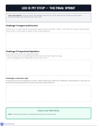 The Mathematical Amazing Race: Global Challenge