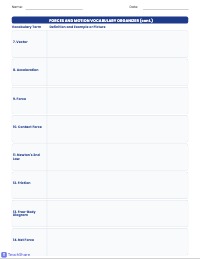 Vocabulary Packet 7th