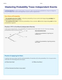 Mastering Probability Tree Diagrams: GCSE Maths
