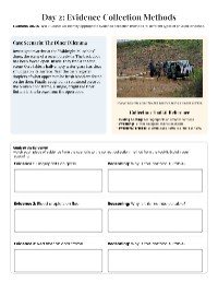 Crime Scene Investigation Overview