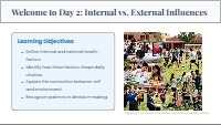 Navigating Influences on Your Personal Health