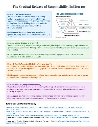Gradual Release of Responsibility Framework