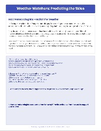 Extreme Weather Text Structure Analysis