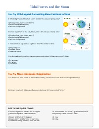 Moon Phases and Tides