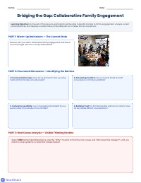 Collaborative Strategies for Elementary Family Engagement