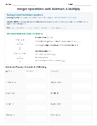Mastering Operations with Signed Integers