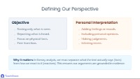 Direct Instruction: Objective Summaries vs. Personal Interpretation