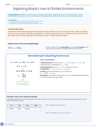 Interactive Simulations: Pressure-Volume Relationships