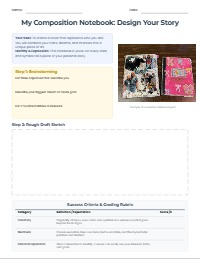 My Composition Notebook Cover Design Assignment