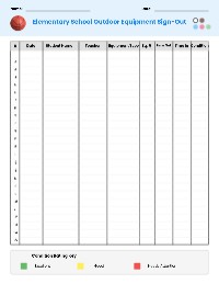 Outdoor Equipment Sign-Out System