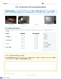 Communication Inventions Practice