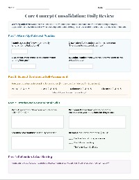 6th Grade Comprehensive Review