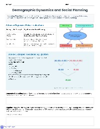 Demographic Analysis and Population Dynamics
